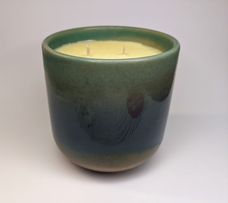 Open image in slideshow, Double Wick Clay Pot
